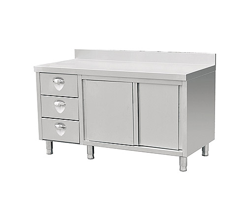 三抽拉門工作臺(tái)